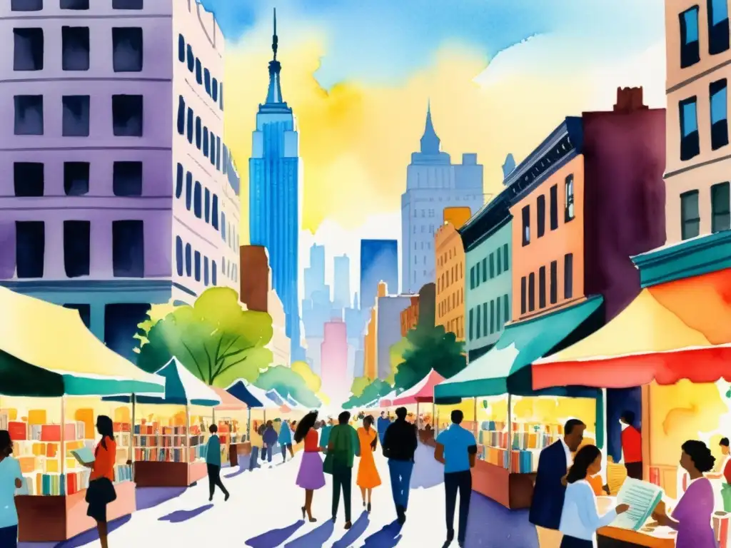 Animada Feria del Libro en Nueva York, con diversidad poética y cultural en medio de vibrantes colores y energía creativa