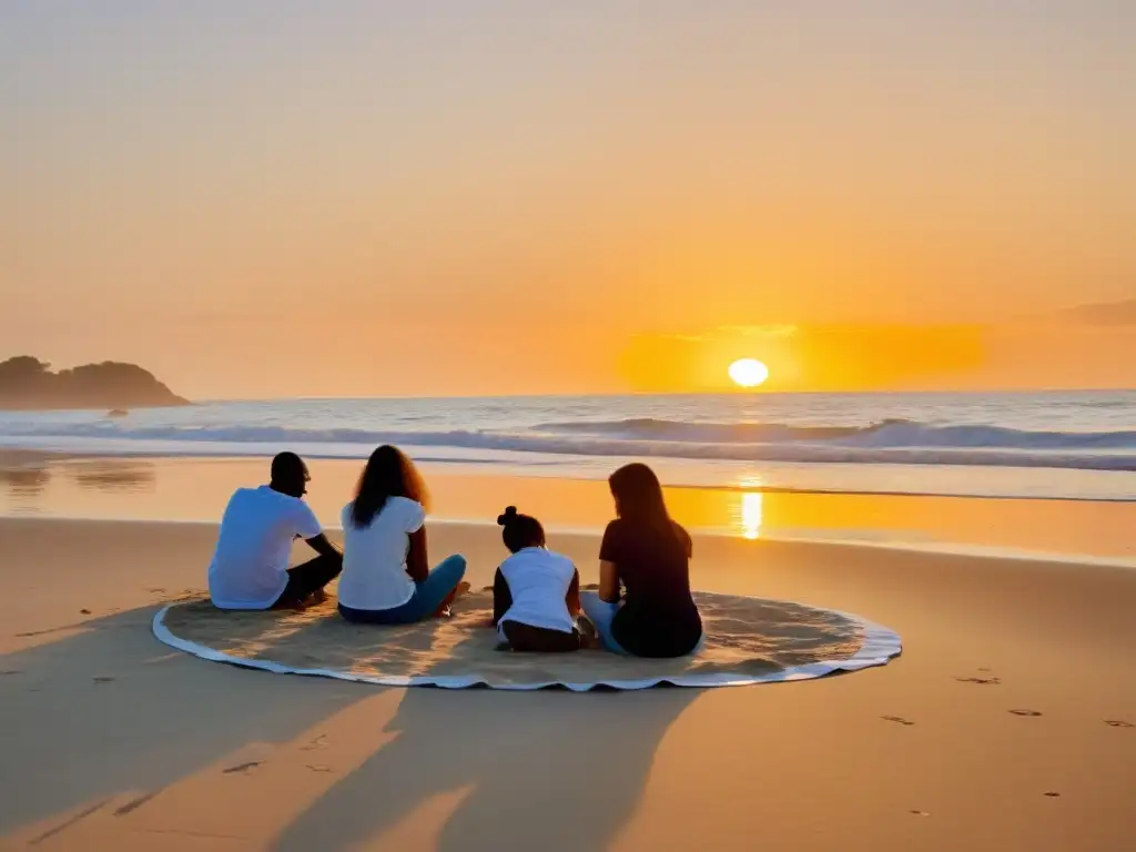 Un atardecer en la playa con un taller de escritura poética, rodeado de paz y creatividad