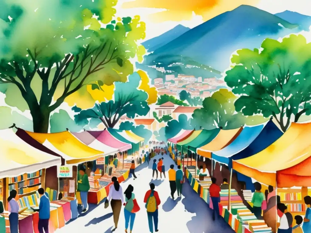 Feria del libro en Bogotá: poesía, cultura y coloridos textiles Colorida feria del libro en Bogotá, con poetas, café colombiano y novedades poéticas Feria del Libro Bogotá