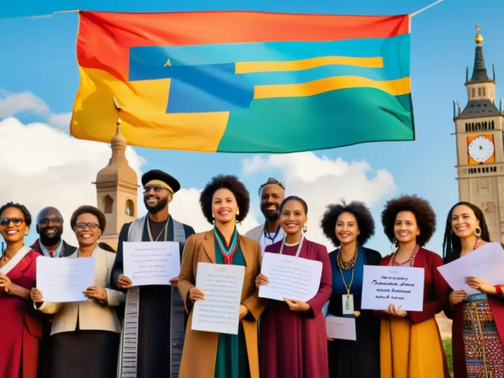 Grupo internacional de poetas en protesta, unidos en diversidad cultural y pasión por el cambio social