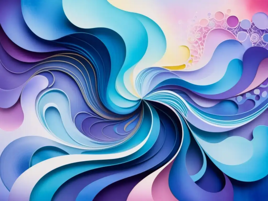 Obra de arte digital NFT con una mezcla vibrante de colores eléctricos y patrones tecnológicos, fusionando poesía y tecnología