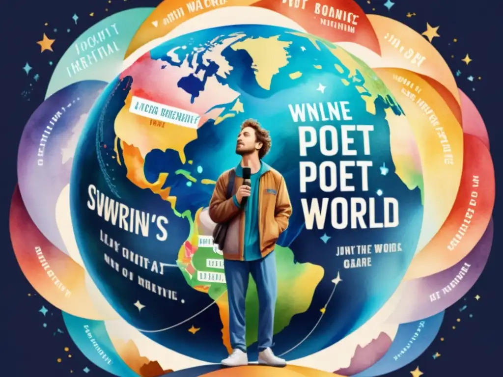 Poesía digital: poeta en el mundo virtual Un poeta en un mundo digital, recitando versos que posicionarán eventos poéticos en el mundo digital