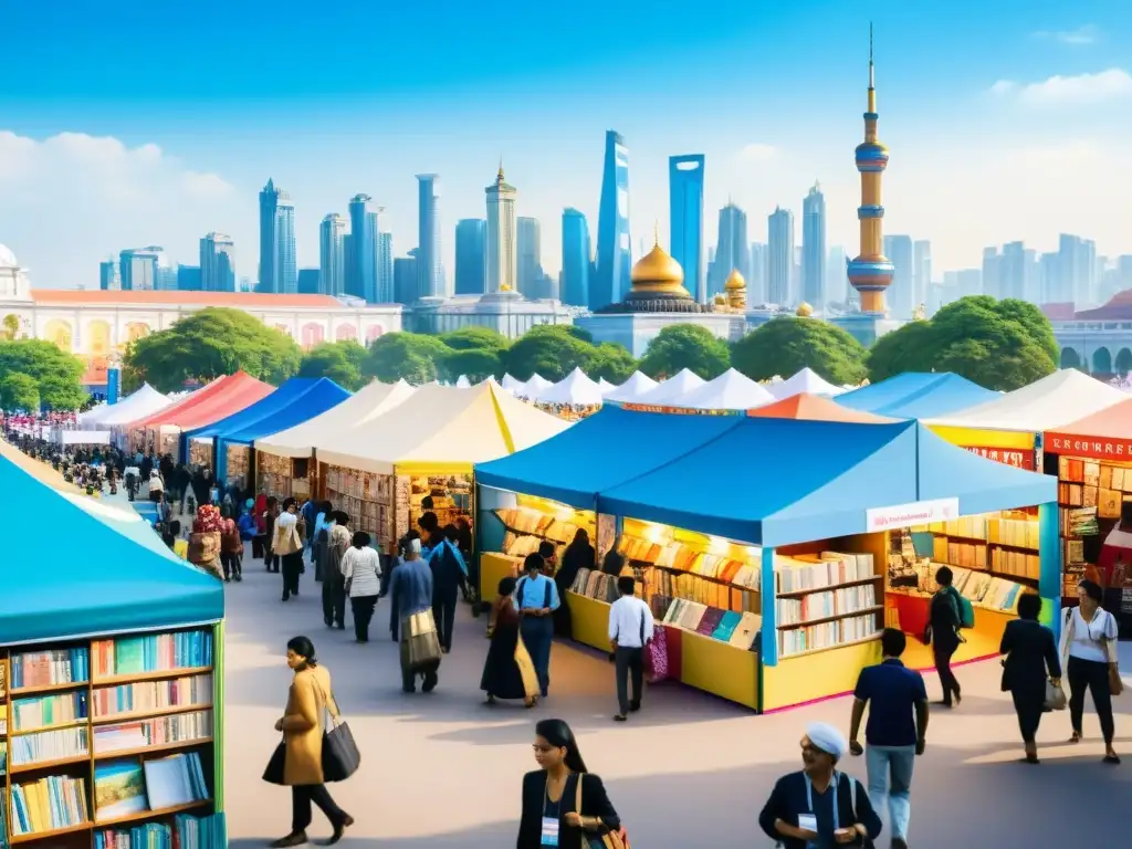 Vibrante feria del libro internacional con impacto social, diversidad y celebración de la literatura en la ciudad anfitriona