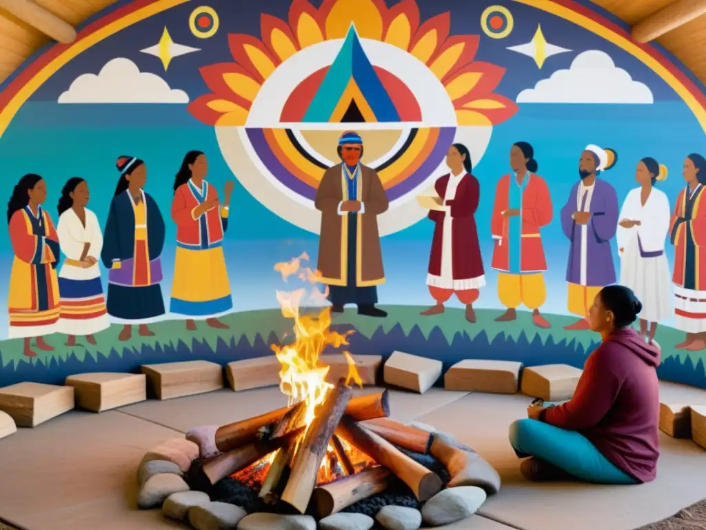 Encuentro de Poetas Indígenas: Versos alrededor del fuego Vibrante mural de poesía indígena impacta conciencia colectiva alrededor de una fogata en las colinas